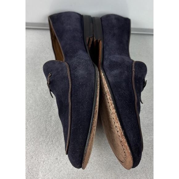 3.D.M Lifestyle Mens Purple Suede Tassel Loafers Dress Shoes US 11-11.5 main image 4